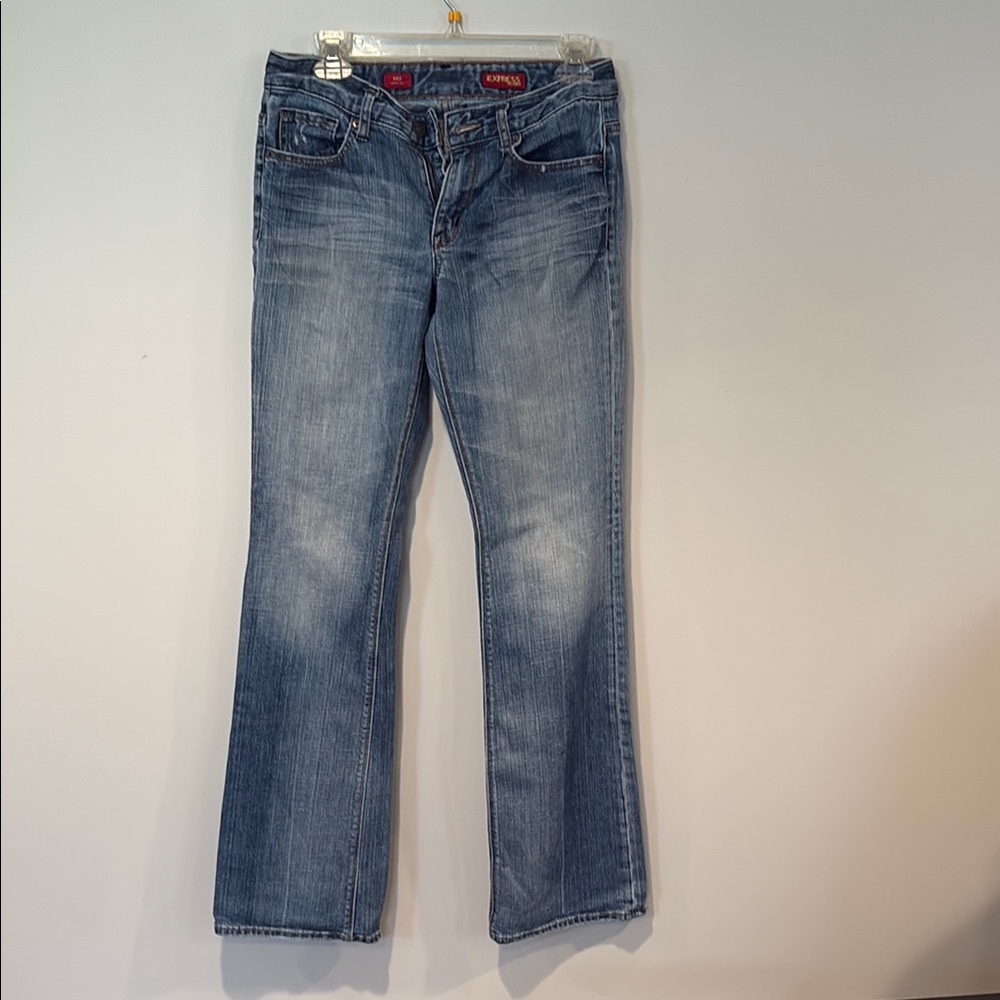 Express Blue Boot Cut Jeans Classic Style
